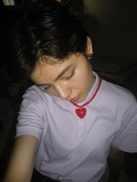 Image 7 of Flaming Hot Heart Necklace