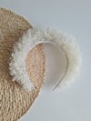 Botanical Headband - White / Cream Babies Breath 