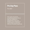 Pro Day Pass