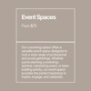Event Spaces