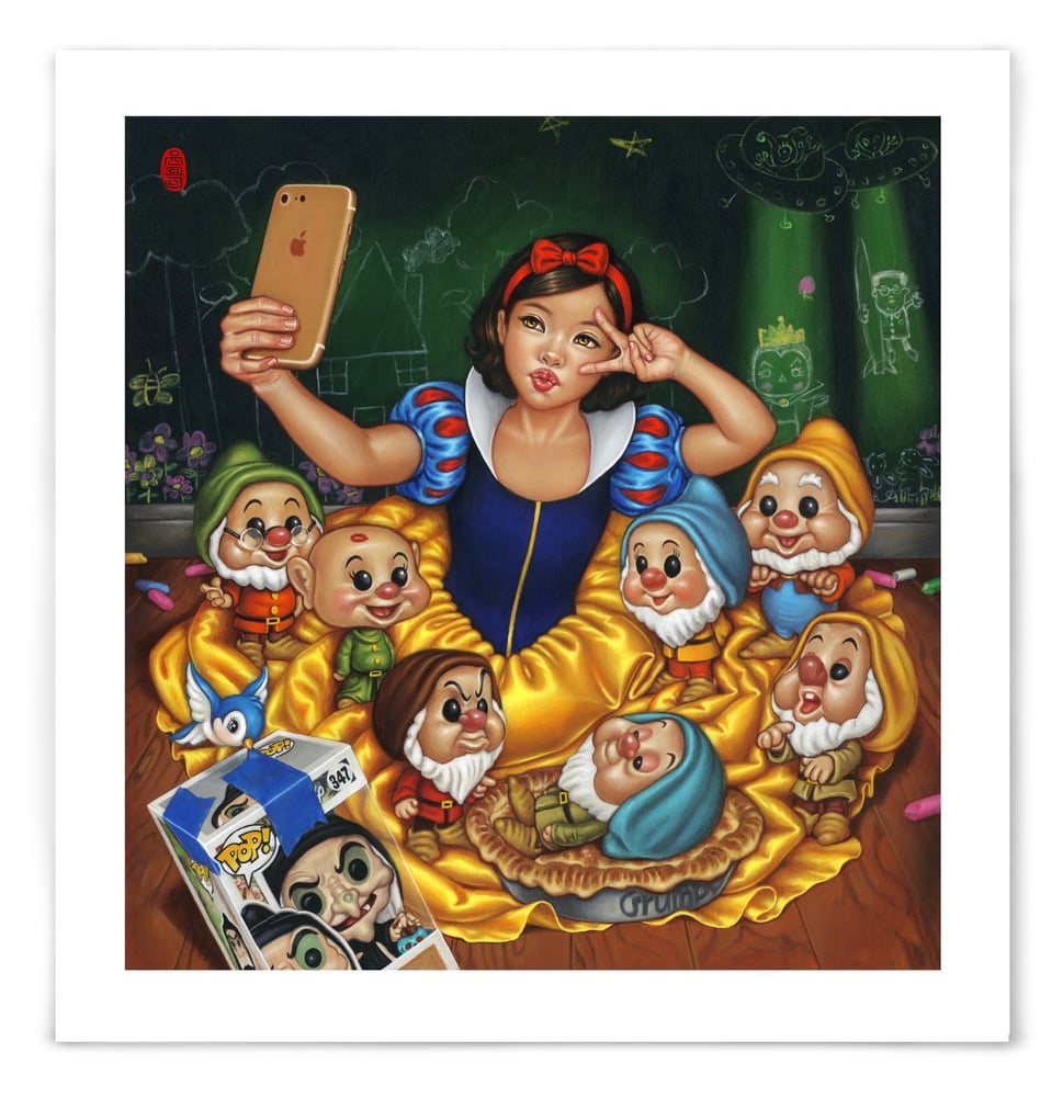 Image of Limited Edition Fine Art Mini print (Young princesses)