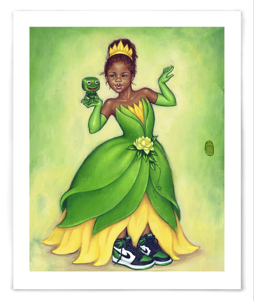 Image of Limited Edition Fine Art Mini print (Young princesses)