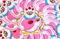 Image of Killer Klowns Funny Sticker! Retro Horror Art!