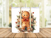20oz Gingerbread Man Tumbler