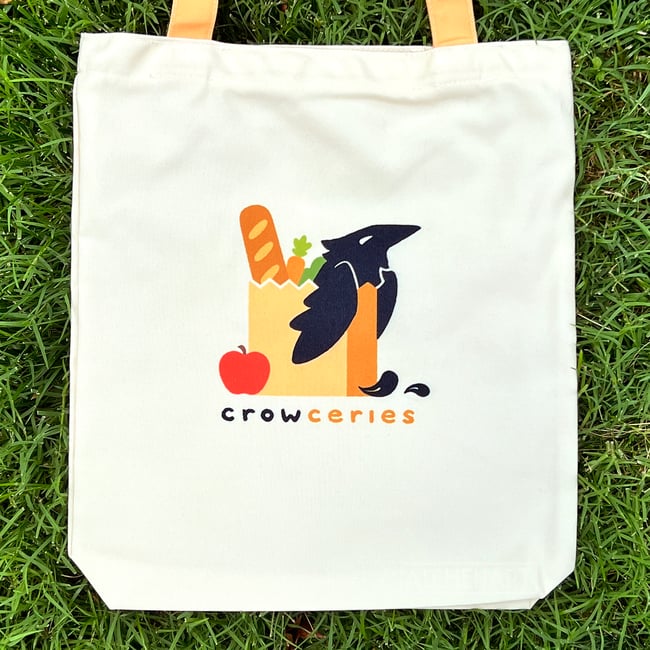 Crowceries Tote Bag