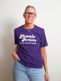 Image 1 of Gal in Gallery T-Shirt— Purple