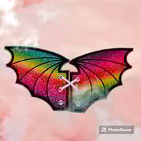 Image 1 of Rainbow Bat Shoe Wings