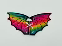 Image 2 of Rainbow Bat Shoe Wings