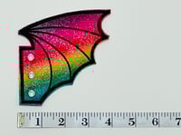 Image 3 of Rainbow Bat Shoe Wings