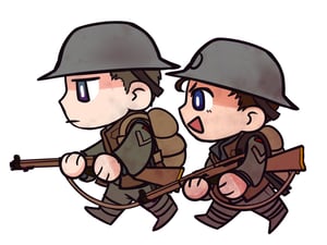 3 Inch 1917 Blake and Schofield Acrylic Charm
