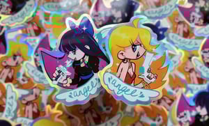 3 inch Panty and Stocking HOLO Stickers!