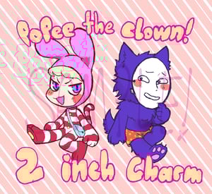 2 inch Popee the Clown Charm