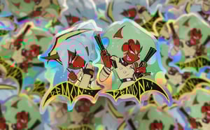 3 inch Panty and Stocking HOLO Stickers!