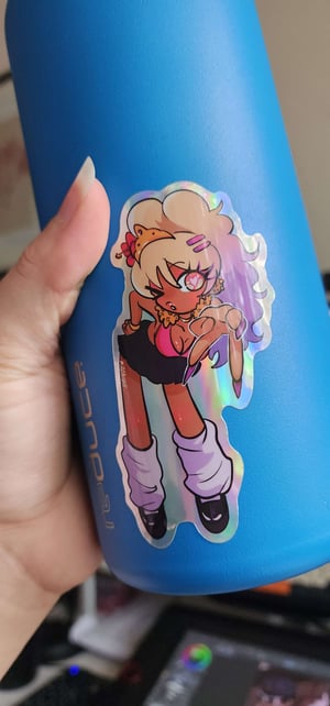 4 Inch Gyaru holo Sticker