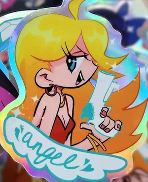 3 inch Panty and Stocking HOLO Stickers!
