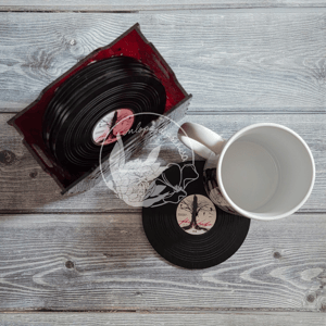 Image of The Used In Love and Death Record Coaster Set