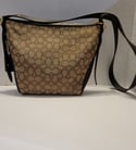 Coach Khaki Brown Crossbody 