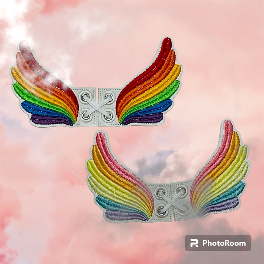 Image of Rainbow Shoe Wings