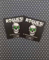Image 1 of Rogues! The Podcast Hard Enamel pin