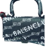 Black and White Balenciaga Handbag 
