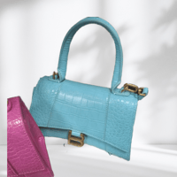 Image 2 of Pink & Light Blue Balenciaga Handbags 