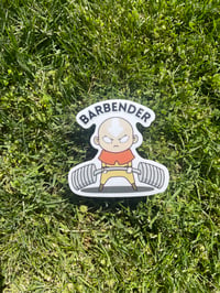 Avatar Aang Barbender Sticker