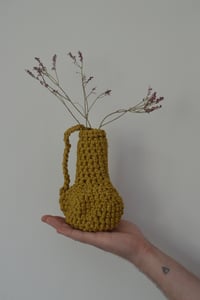 Image 1 of crochet vase/sculpture nr1