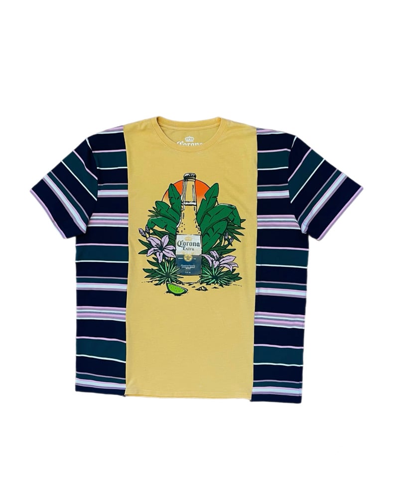 Corona Stripe Sleeve Tee