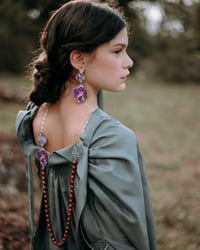 Image 3 of Maxi orecchini Frorolìa con doppie rose