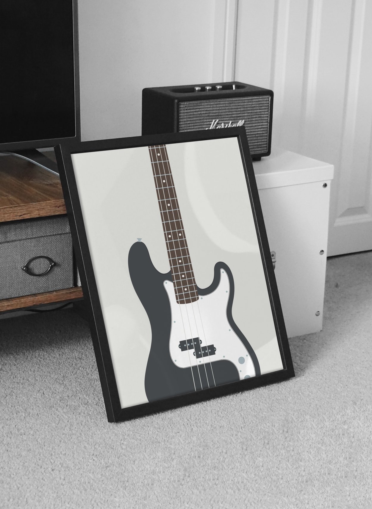 Image of P Bass Guitar Print