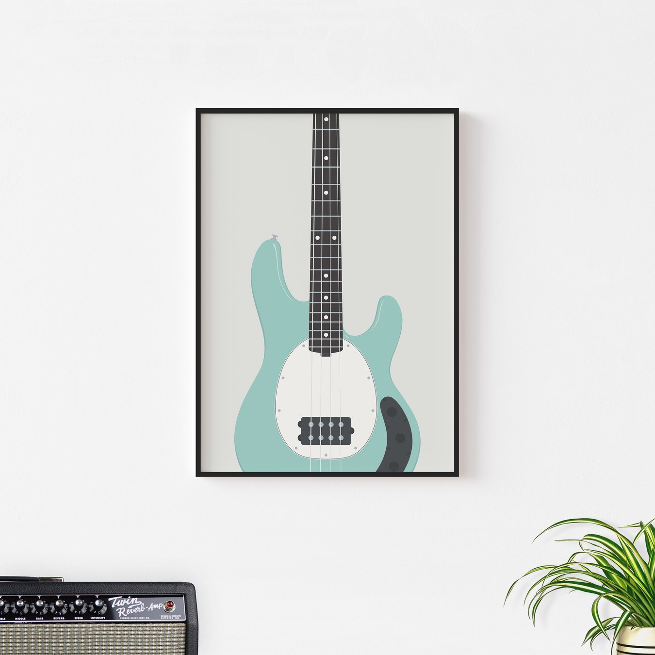 Image of StingRay Bass Guitar Print