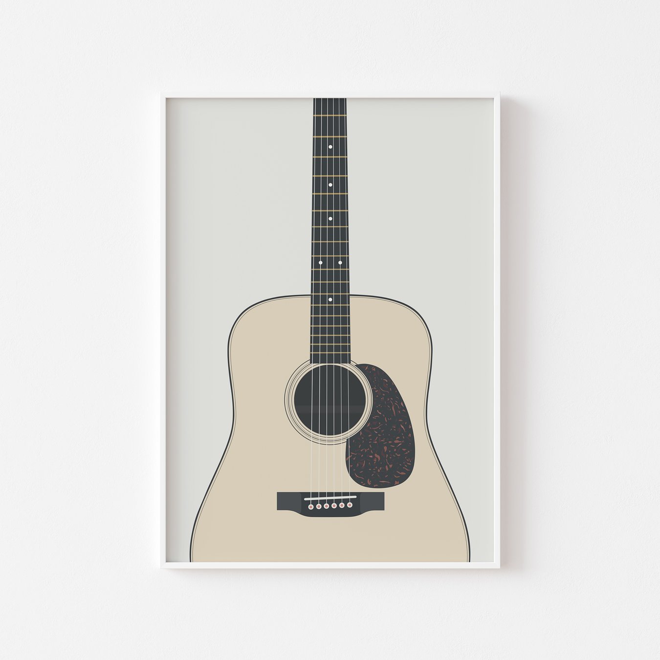 Image of Acoustic Guitar Print