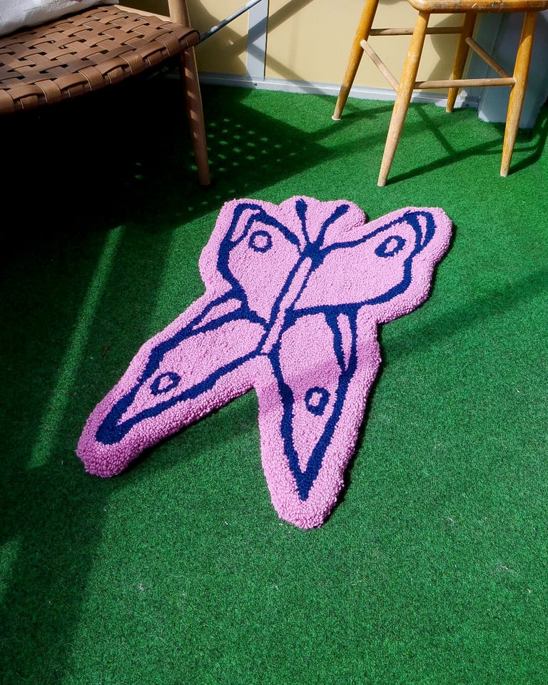 Butterfly Rug Image 2