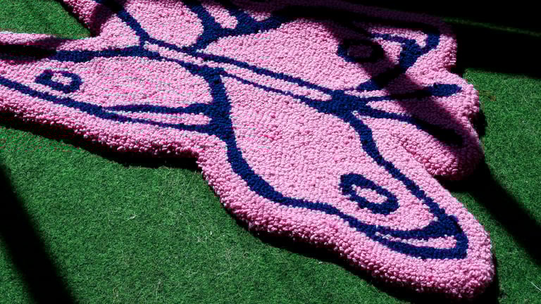 Butterfly Rug Image 3
