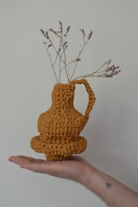 Image 4 of crochet vase/sculpture nr2