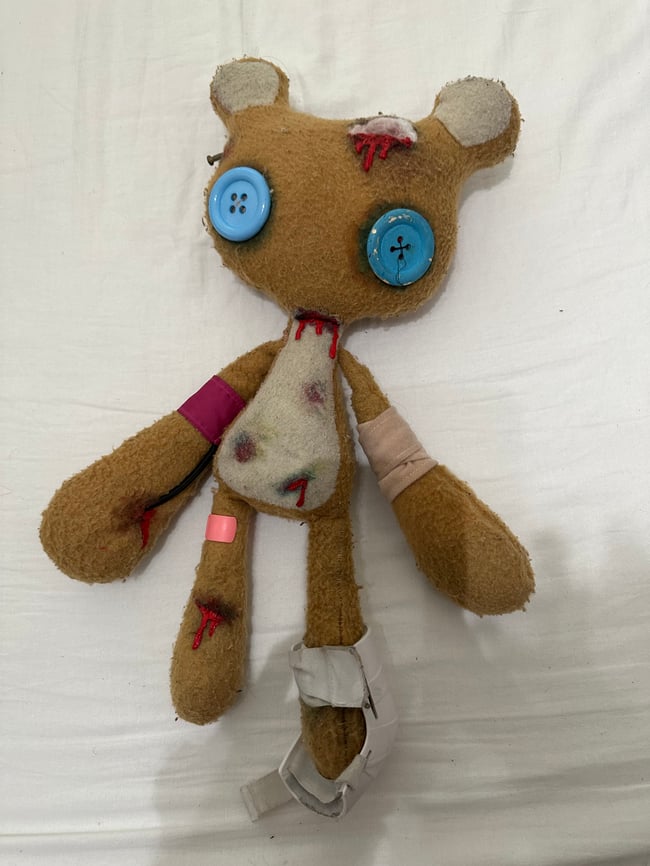 SOLD Broken teddy