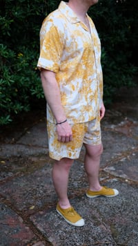 Image 1 of Pyjama homme - Toile de Jouy curry