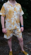 Pyjama homme - Toile de Jouy curry