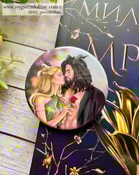 Image 5 of Hades & Persephone Inspired fan art Print / Sticker / Button Pin 