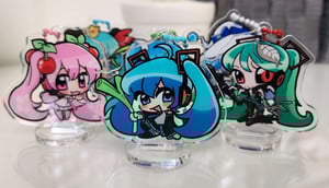 6cm MIKU acrylic standee keychains!