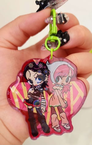 7cm Heart Holographic Nana Charm!
