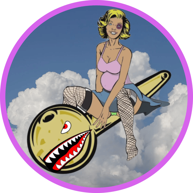 297. Pin-up Sticker