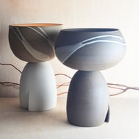 Image 1 of stoneware accent lamp