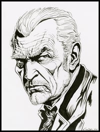 Image 1 of Suspicion - original ink drawing