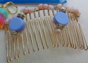 Vintage Poly Earring/Comb Set - Bead and Chat Project