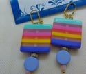 Vintage Poly Earring/Comb Set - Bead and Chat Project
