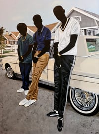 "Saint" - (Recreation from the Series SnowFall) - ORIGINAL PAINTING