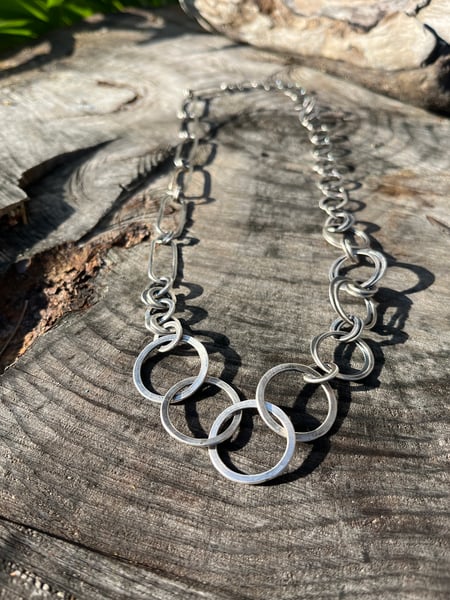 Image of Hand Fabricated Silver Chain