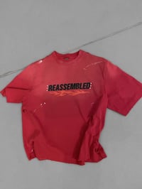 Image 2 of Crimson flame logo tee 