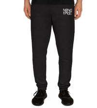 Image 3 of N8NOFACE Stacked Logo Embroidered Unisex Joggers (Black)